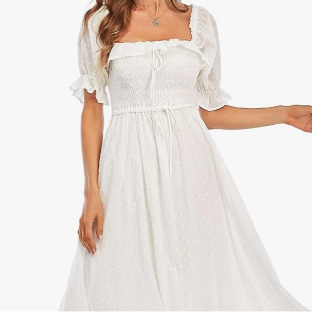 White Summer Dress | Med